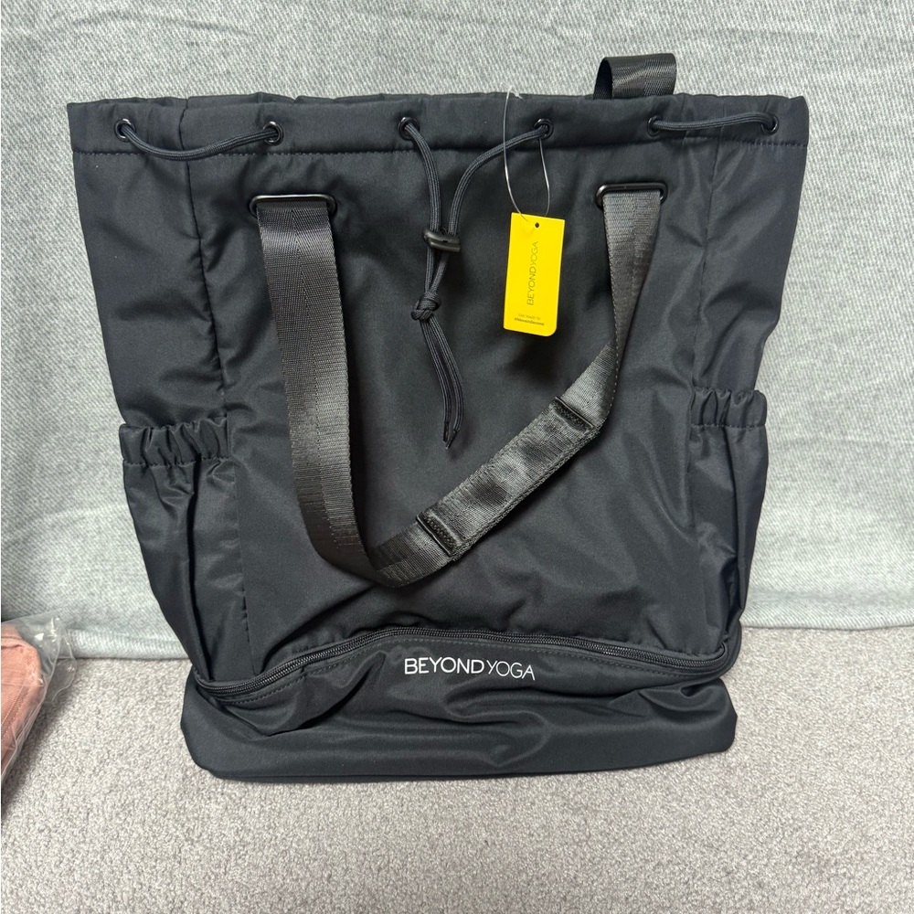 Beyond Yoga Black Duffel Bag